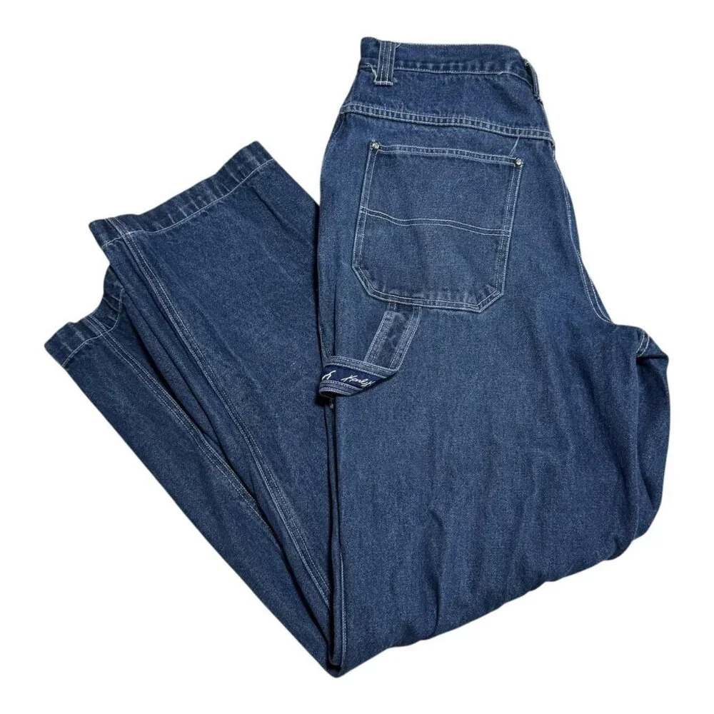 Vintage‎ Karl Kani Baggy Cotton Jean Carpenter Pants Men's 34x34